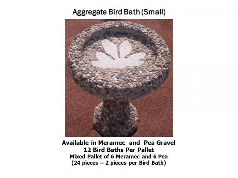 Aggregate Bird Bath (Small)